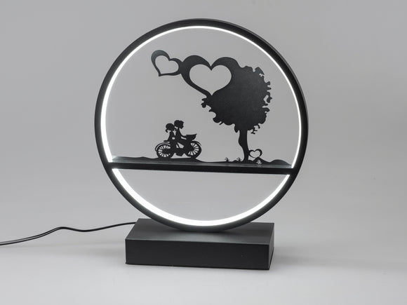 Lampe Fahrrad + Baum
