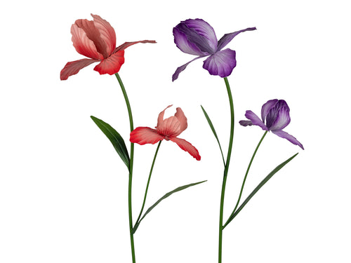 Gartenstecker "Iris" 93cm 2er Set