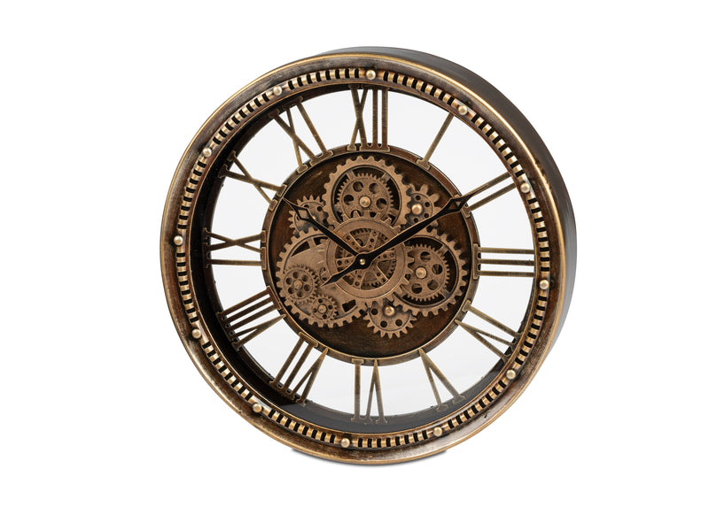 Wanduhr aus Metall Ø 46cm Antiklook