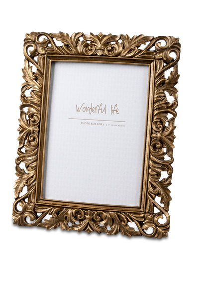 Fotorahmen  13x18cm Antik-Gold