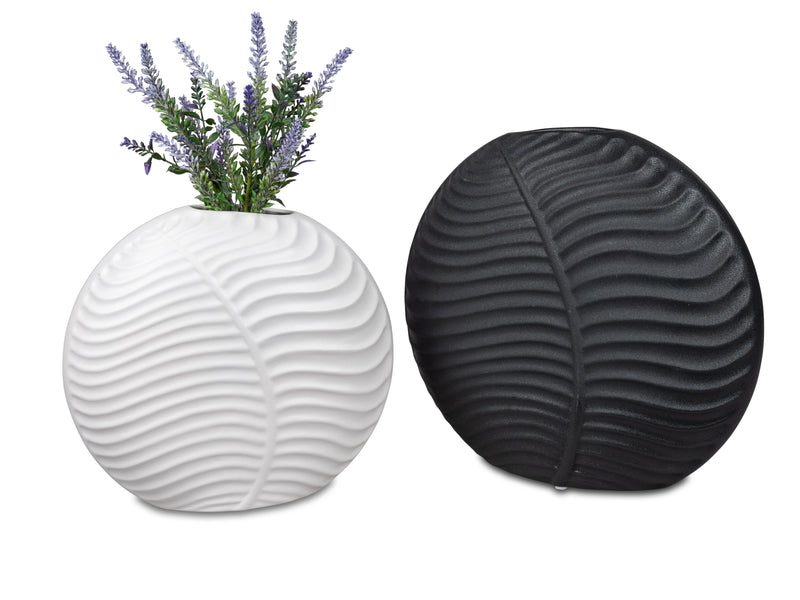 Formano Keramik Vase 32cm Schwarz