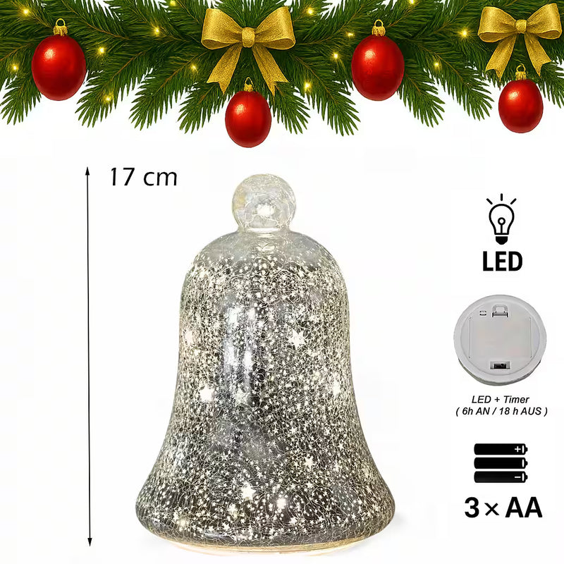 LED Deko Glocke  H: 22cm