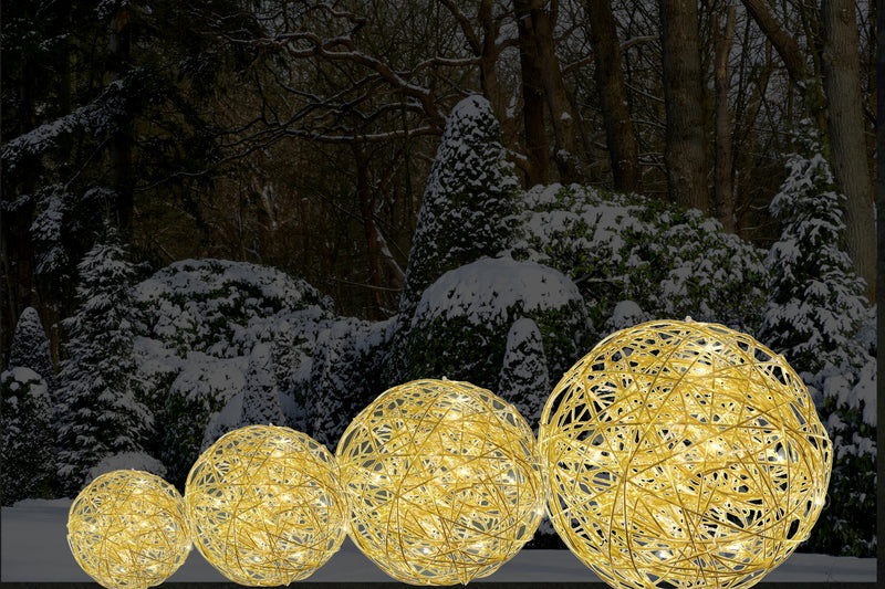 LED 3D Kugel"Galax" Ø 40cm Gold