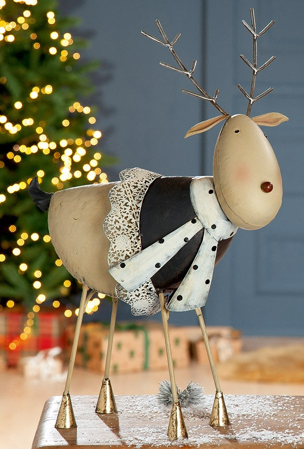 Hochwertiger Rentier "Tobi"  Höhe 38cm