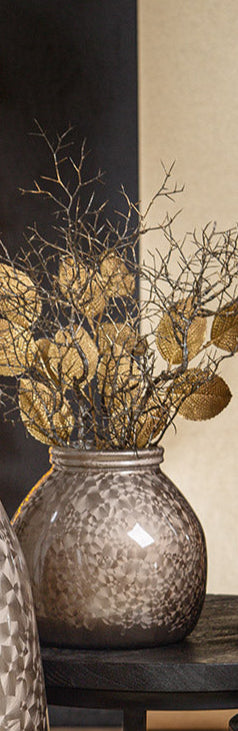 Glas Vase Ø 20cm H: 21cm