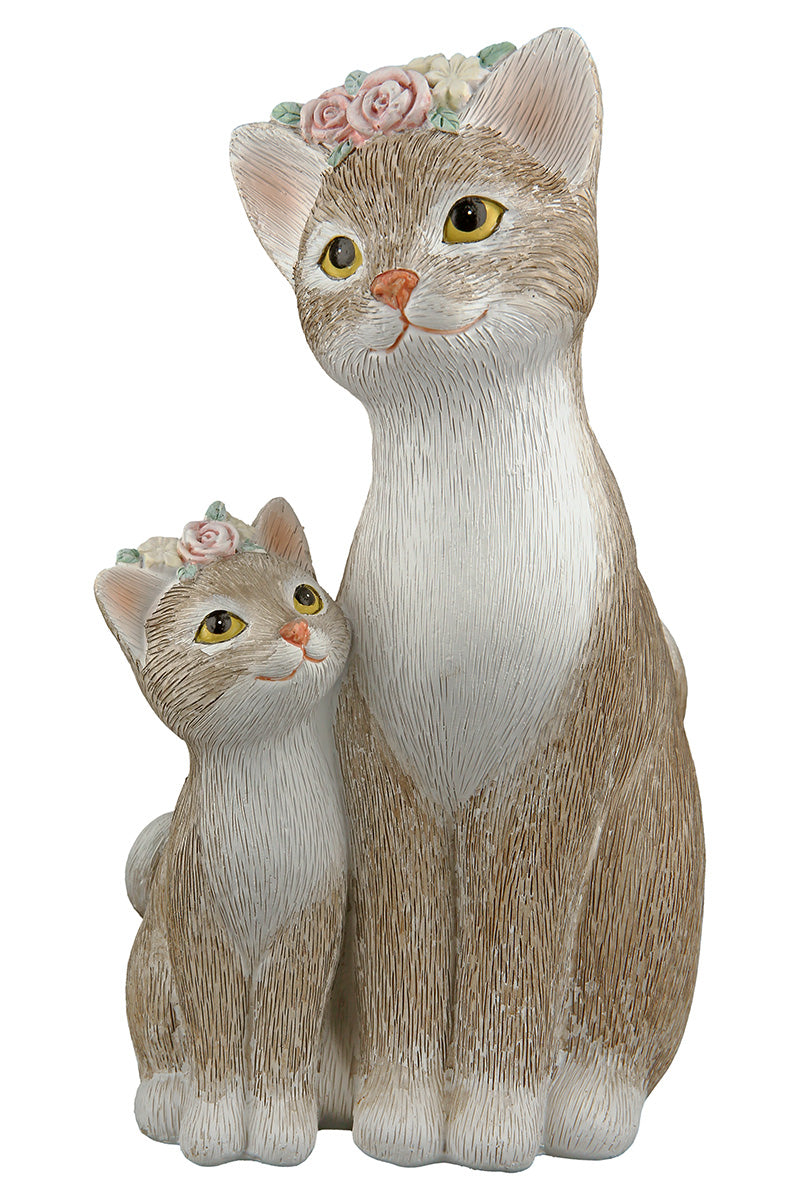 Figur Katzenpaar  "Nala"  H: 19,5cm