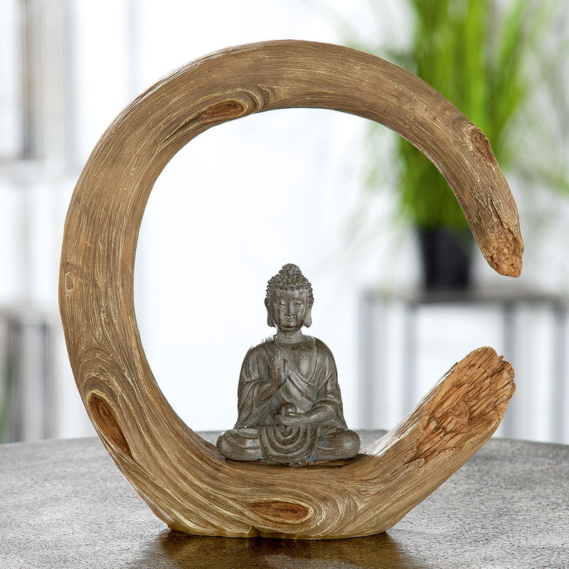 GILDE Figur, Buddha H: 22cm