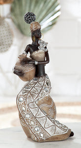 Skulptur  Afrikanerin " Lady Burundi"