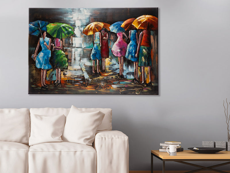 Gallery Bild rechteckig „Rainy Summer" 120 x80cm