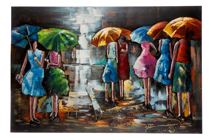 Gallery Bild rechteckig „Rainy Summer" 120 x80cm