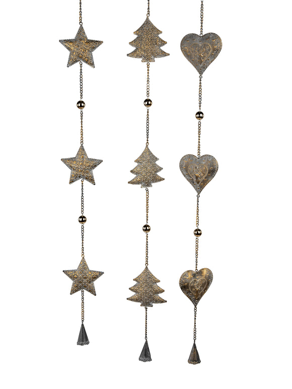 Girlande 3er Set H: 76cm