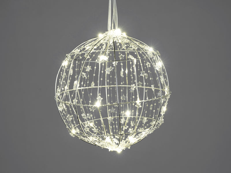 Deko-Kugel Ø 20cm mit LED + Timer