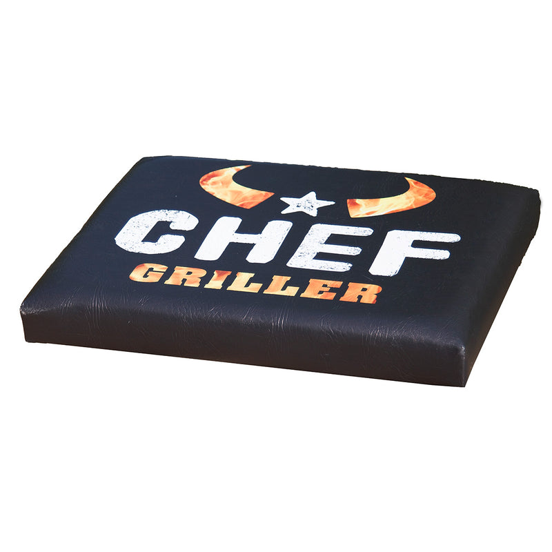 Sitzpolster mit Spruch "Chef Griller"