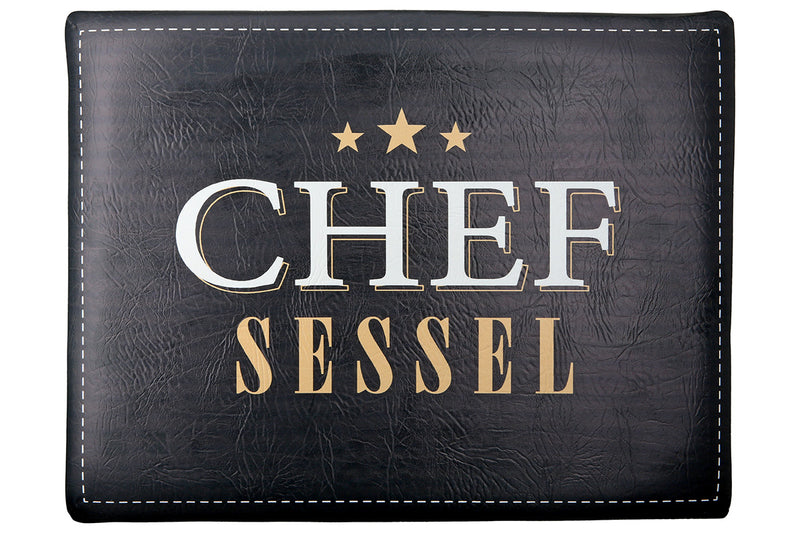 Sitzpolster für Getränkekisten, "Chefsessel"