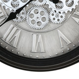 Wanduhr "Factona" mit beweglichen Zahnräder Ø 53cm