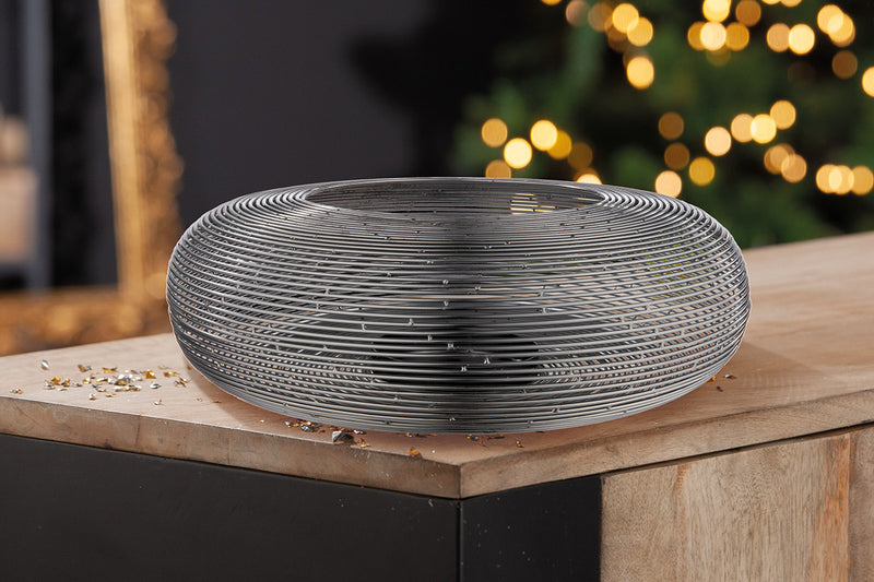 Edelstahl- Leuchter "Filigrano" Ø 33cm