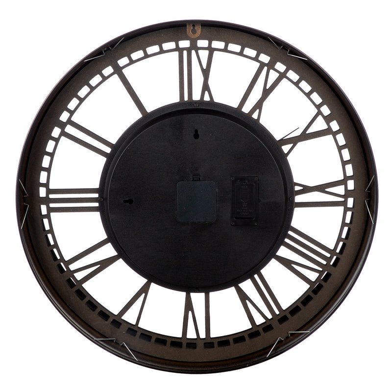 Wanduhr "Columbia" mit beweglichen Zahnräder Ø 59,5cm