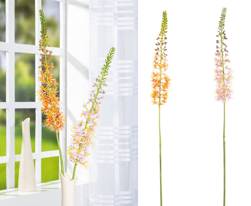 Gilde Stielblume Steppenkerze H 108cm Rosa – Kunstblume aus Kunststoff