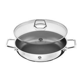 Schulte-Ufer Schmorpfanne Wega Ø 24 cm – Siegutal-Plus Antihaft-Versiegelung, 2,4 Liter