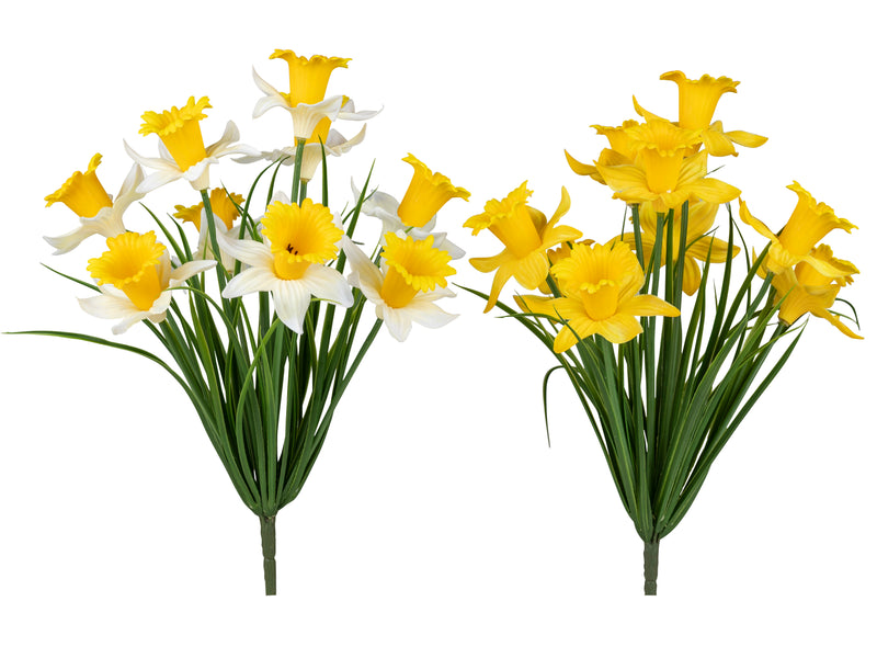 2 er Set Narzissen-Strauß H: 38cm