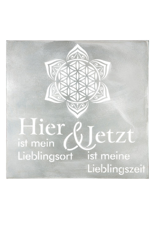 Wandrelief quadratisch „Mandala“ 60 x 60cm