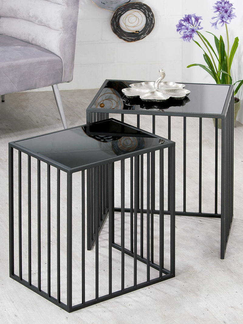 Gilde Beistelltisch-Set Straight 2er Set – Moderne M... – 71% günstige — Schnäppchenhöhle