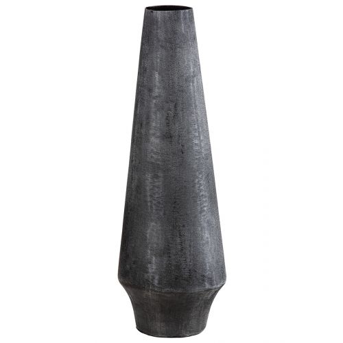 Bodenvase, "Noir", Aluminium
