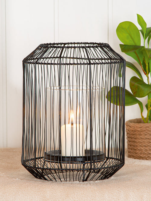 GILDE Windlicht „Wire“ H: 23cm