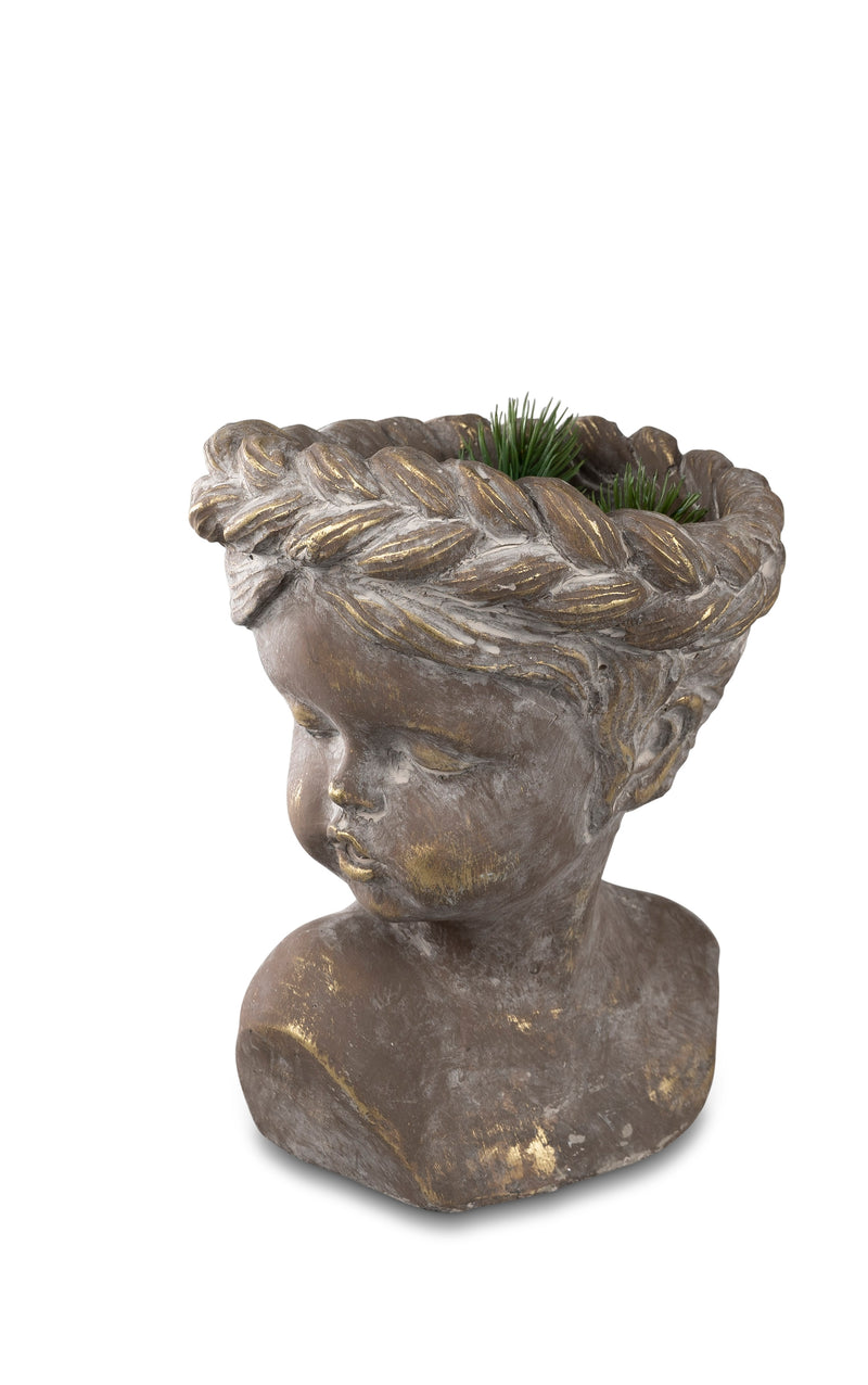 Pfanzgefäß -Büste Engel 18 x 24cm