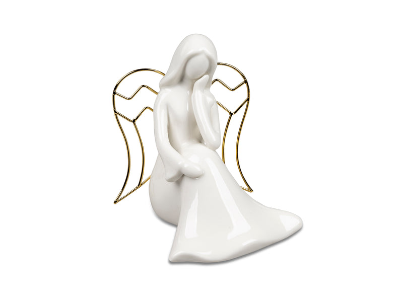 Porzellan Engel H: 13cm