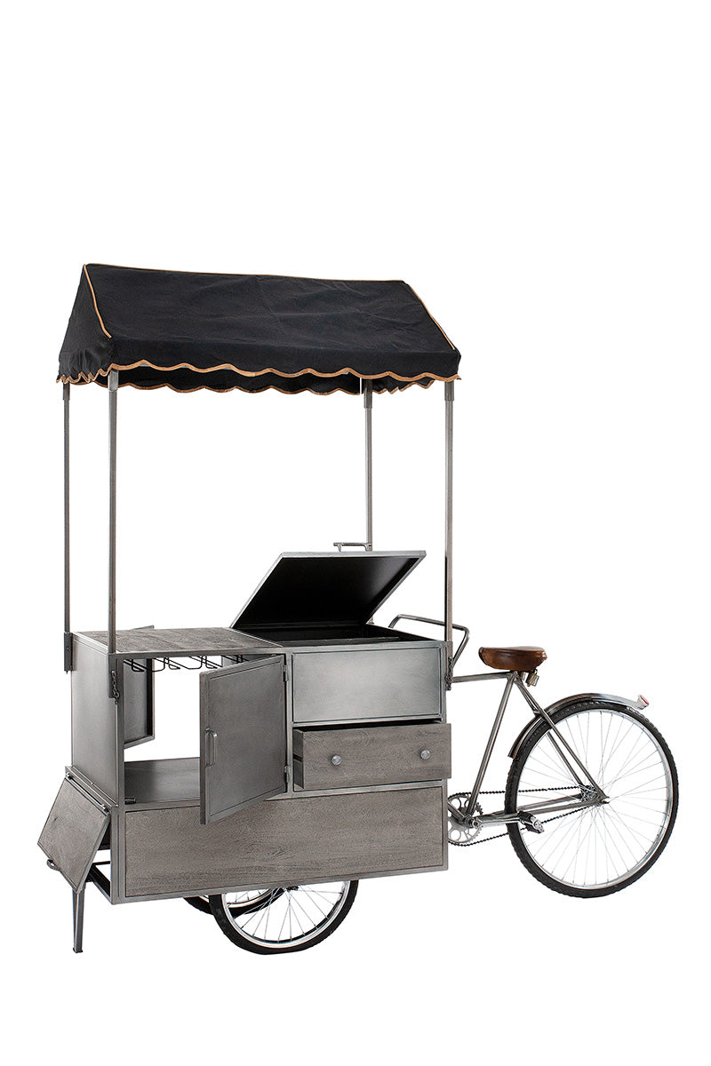 Weinregal, Büdchen, Fahrradmotiv
