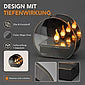 LED Dekolicht LED Dekolicht Spiegelfeuer Magic-Grey 11 cm mit 6/18h-Timer