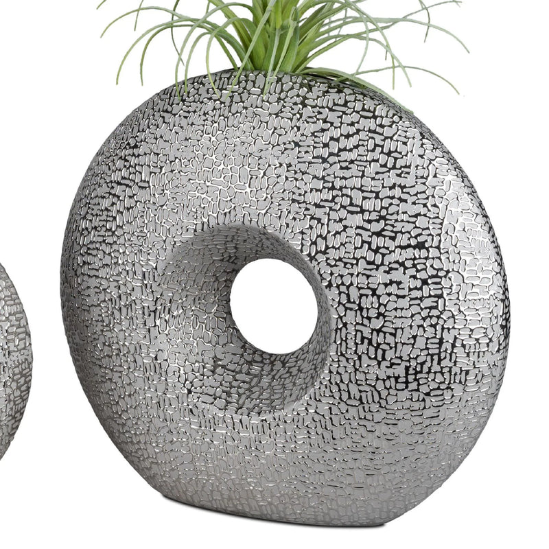 Formano Keramik Vase "Helsinki" Ø 34cm, rund, Lochvase