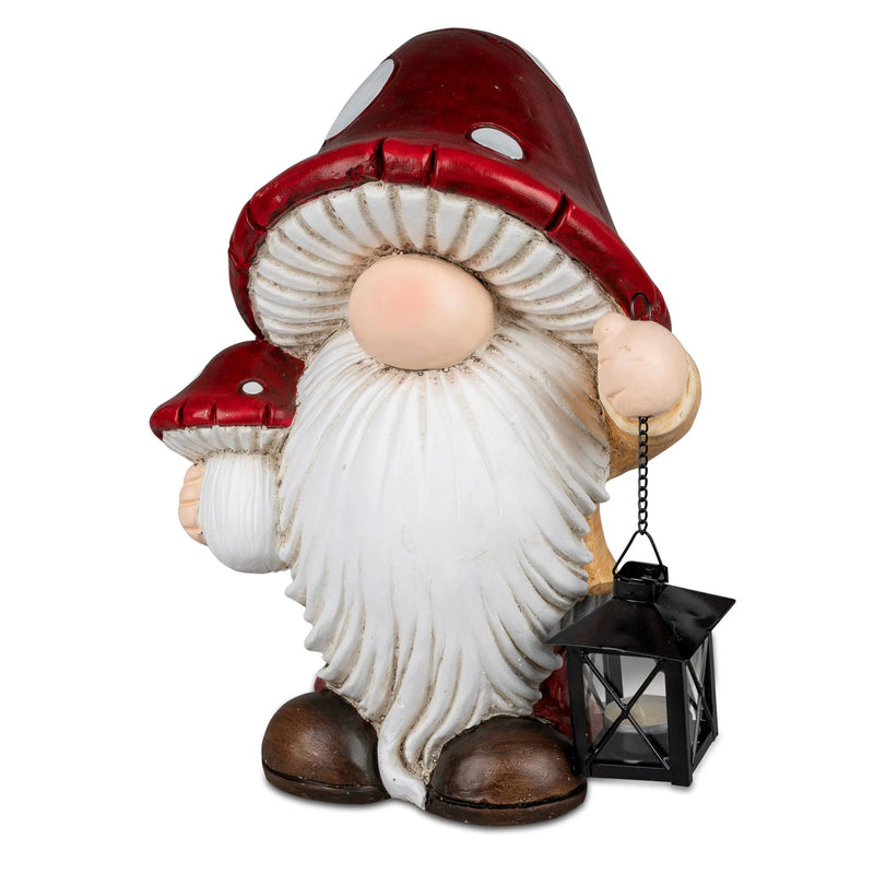 Pilz-Zwerg mit Laterne H: 34cm