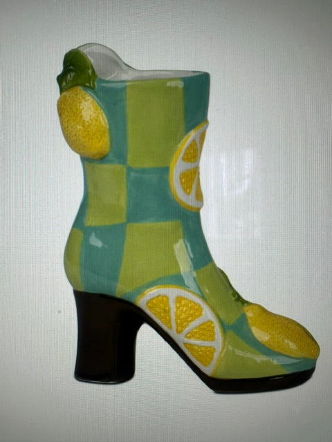 Formano Vase Schuh "Obstgarten" 25cm