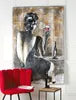 GILDE Gallery Bild "Schönheit", Handarbeit H. 150 x B: 100
