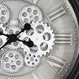 Wanduhr "Factona" mit beweglichen Zahnräder Ø 53cm