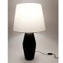 Formano Tischlampe Höhe  57 cm – Keramikfuß matt-schwarz