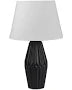 Formano Tischlampe Höhe  57 cm – Keramikfuß matt-schwarz