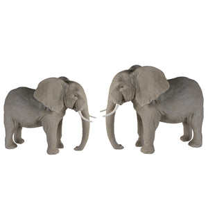 Elefant 29cm Grau