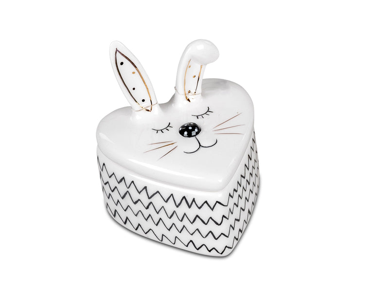 Herz Deckeldose  7x 9 cm