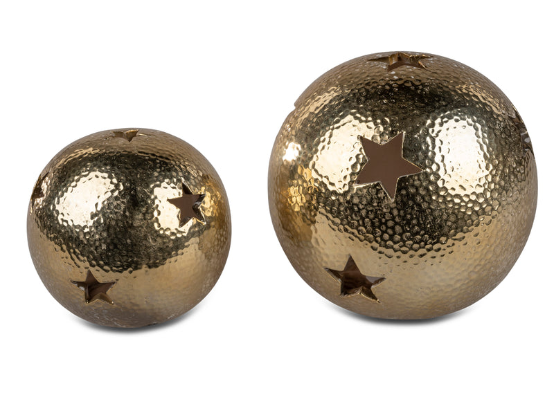 Deko-Kugel Sterne Ø 20cm Gold