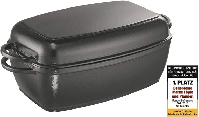 Schulte Ufer Rustika Gusseisen-Bräter schwarz