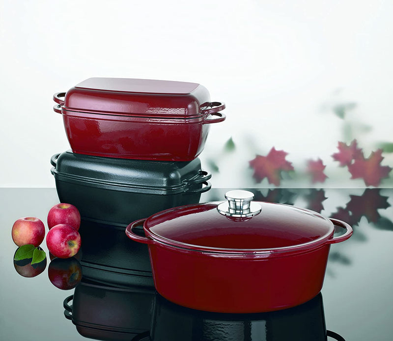 Schulte Ufer Rustika Gusseisen-Bräter schwarz