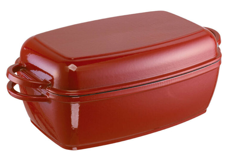 Schulte Ufer Rustika Gusseisen Multi-Bräter Rot