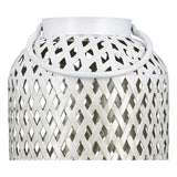 Metall Lampe “Bianco” Höhe 42 cm